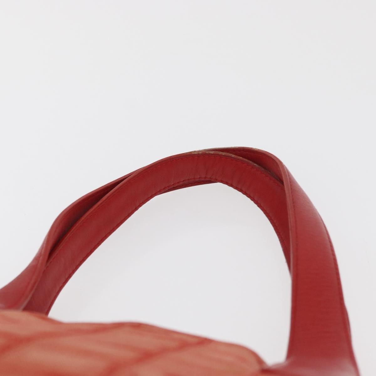 Chanel CHANEL New Travel Line Tote Bag Nylon Red Silver CC Authentic BA12813