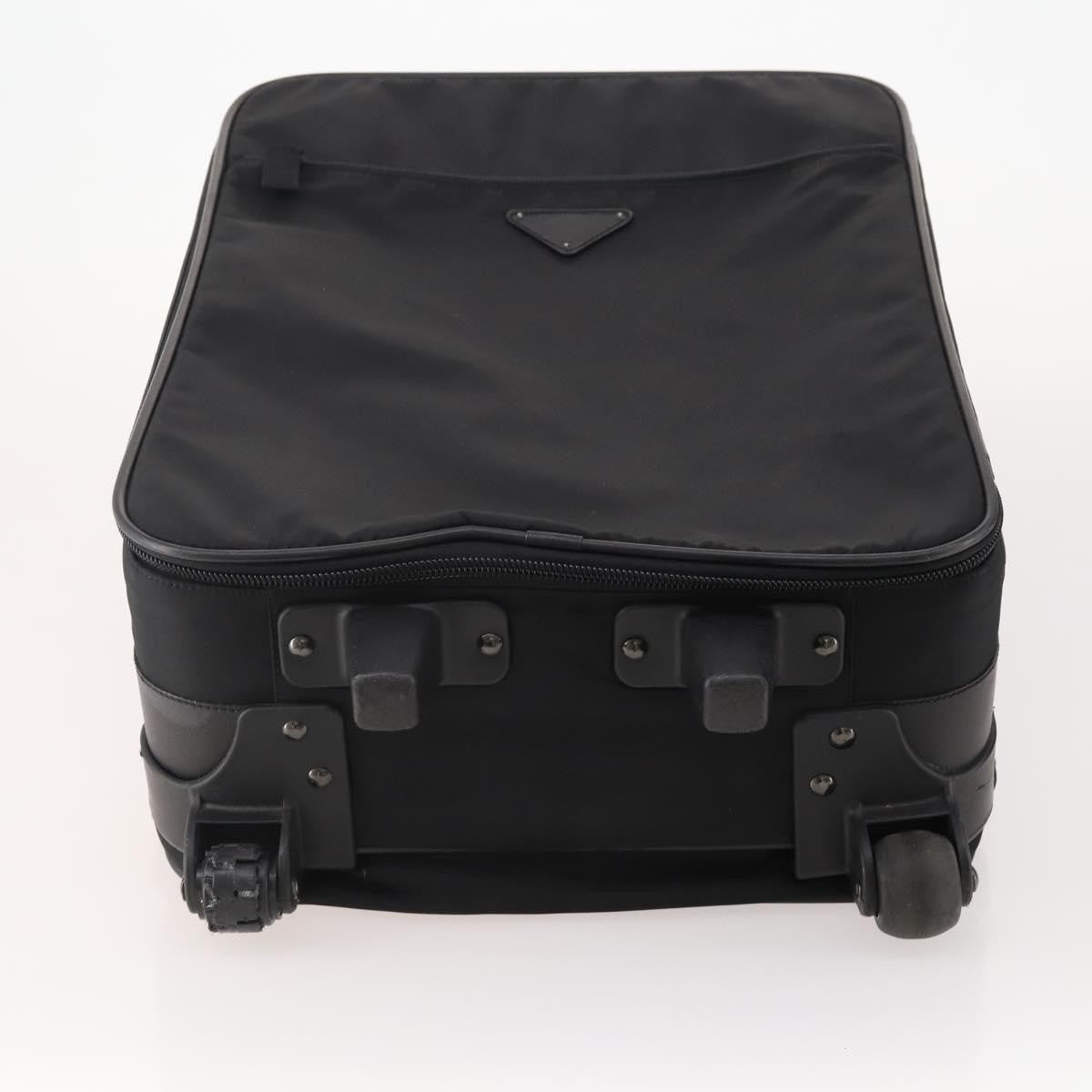 Prada PRADA Trunk Nylon 2 Set Black Authentic 174973 Bag