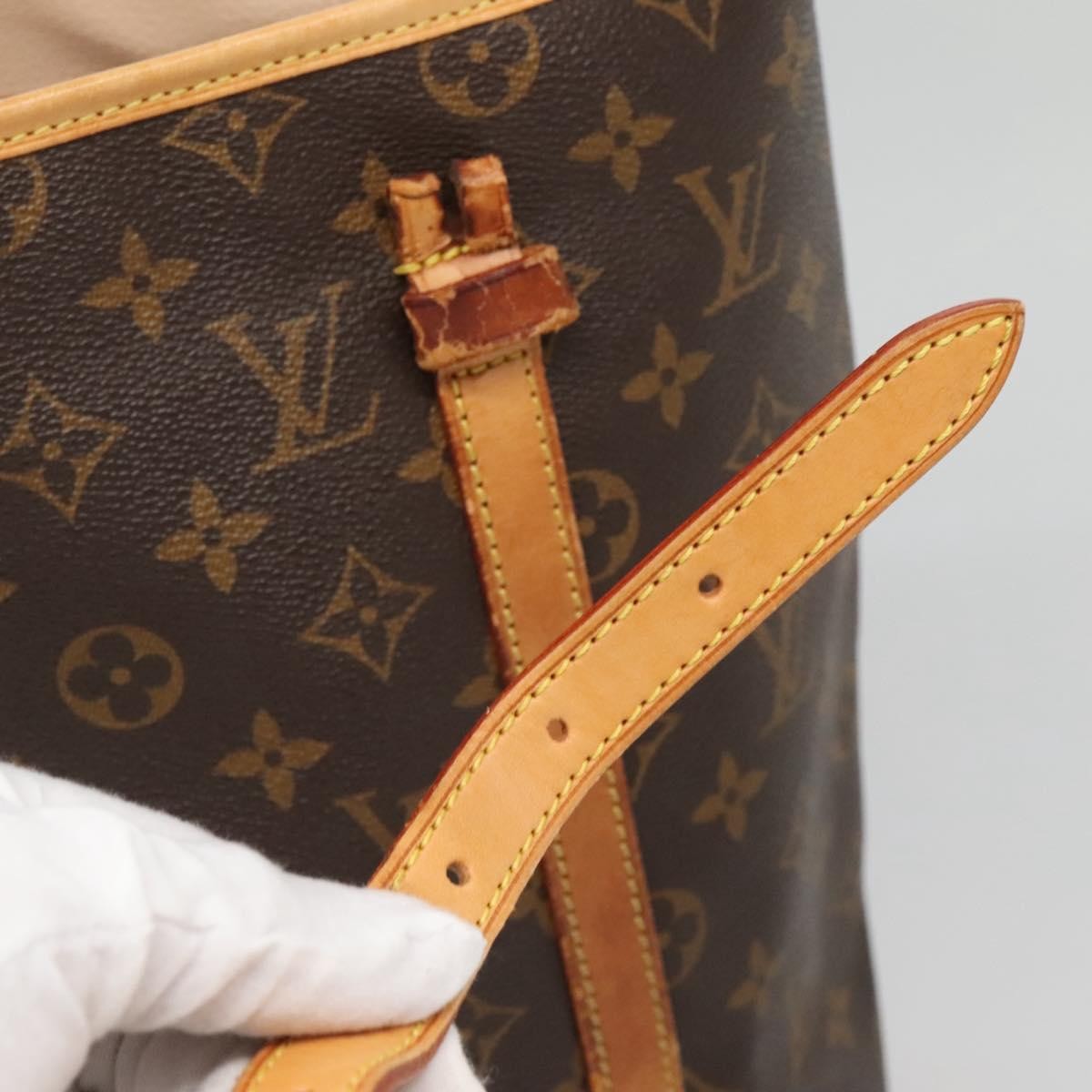 Louis Vuitton LOUIS VUITTON Monogram Bucket GM Shoulder Bag M42236 LV Authentic 71488