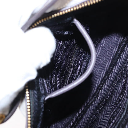Prada PRADA Shoulder Bag Nylon Gold Purple Authentic 156015