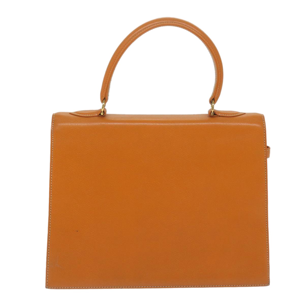 MORABITO MORABITO Scalar 28 Hand Bag Leather Orange Authentic am5465