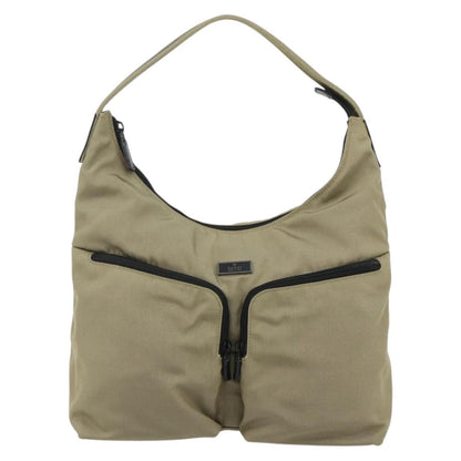 Gucci GUCCI Shoulder Bag Nylon Beige 001 3380 1705 Authentic ti3889