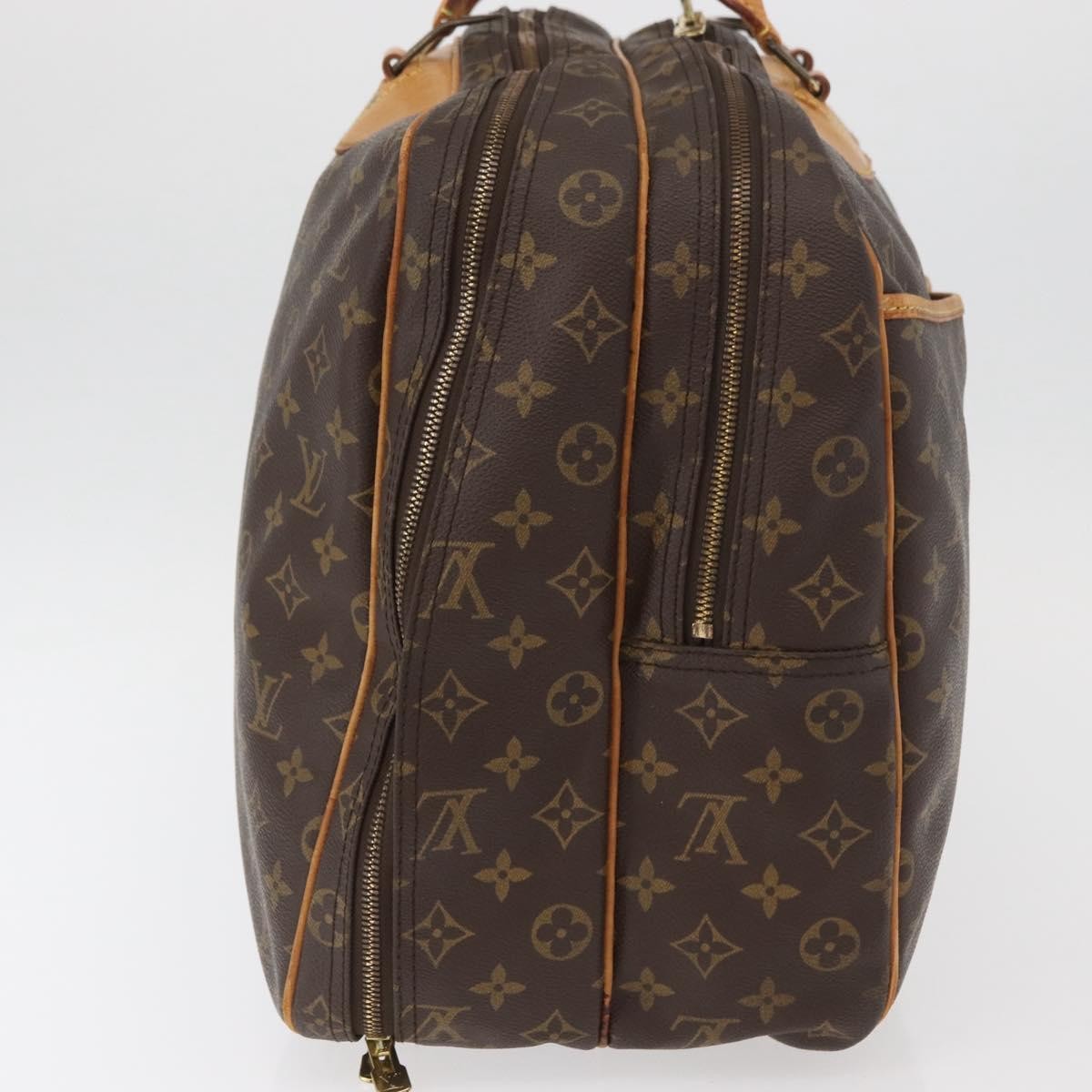 Louis Vuitton LOUIS VUITTON Monogram Alize 24H Boston Bag M41399 LV Authentic 142638