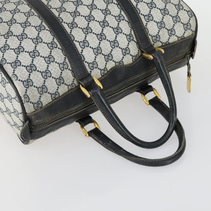 Gucci GUCCI GG Supreme Web Sherry Line Bag PVC Nylon 4 Set Beige Navy Authentic mr1719