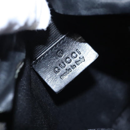 Gucci GUCCI Waist bag Nylon Black Silver 28566 Authentic IN054