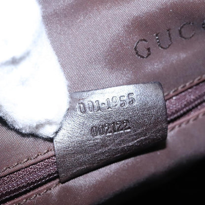 Gucci GUCCI Shoulder Bag Canvas Khaki Authentic ti2779
