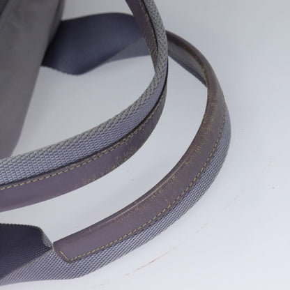 Prada PRADA Boston Bag Nylon Purple Silver Authentic 115876