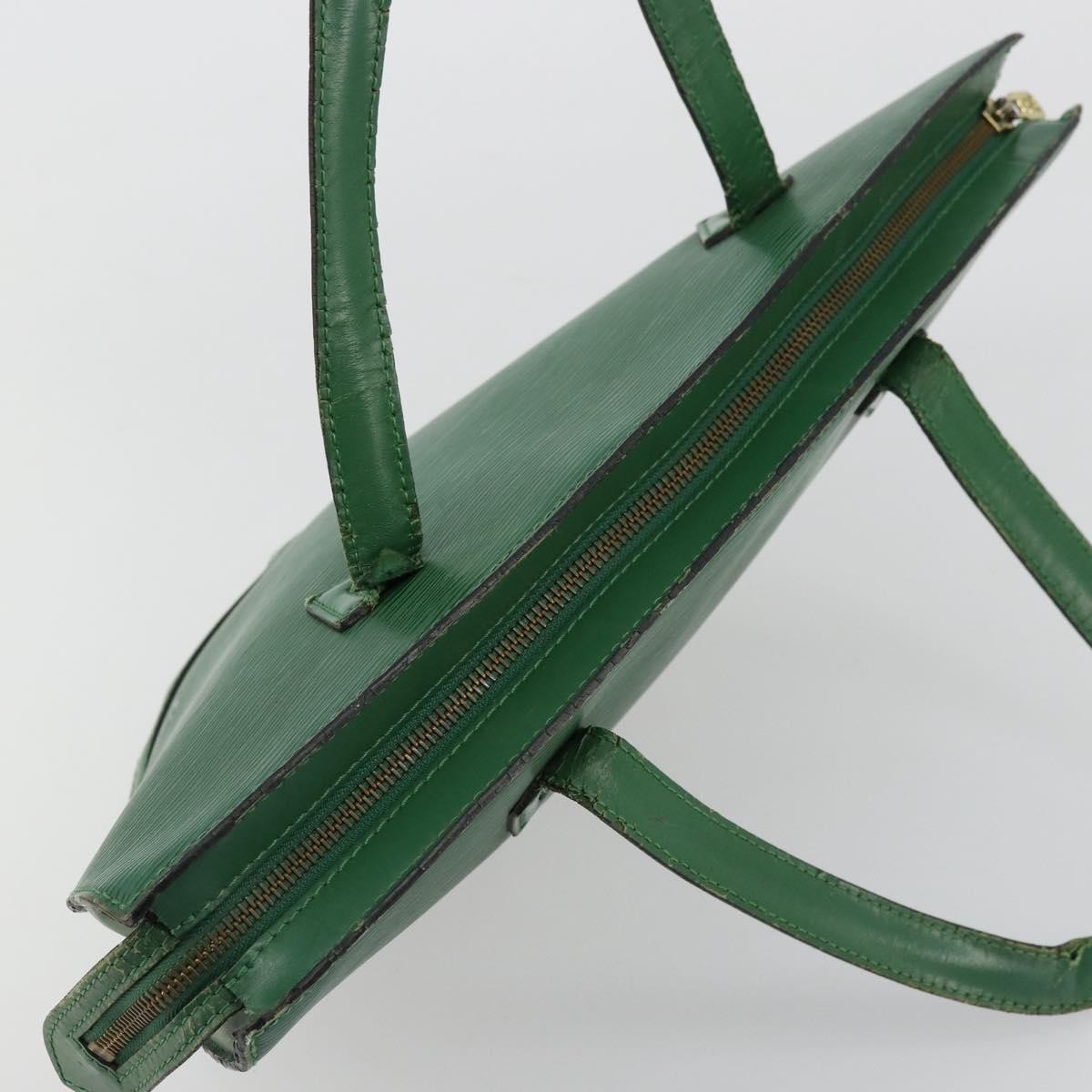 Louis Vuitton LOUIS VUITTON Epi Saint Jacques Hand Bag Green M52274 LV Authentic 168866