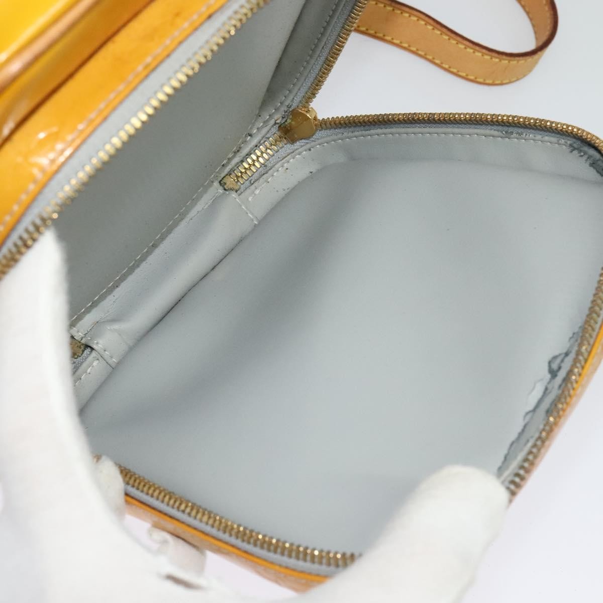 Louis Vuitton LOUIS VUITTON Monogram Vernis Wooster Shoulder Bag Gris M91036 LV Authentic 125716