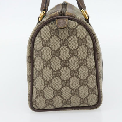 Gucci GUCCI GG Supreme Web Sherry Line Bag PVC Beige Gold 40 02 006 Authentic BA12926