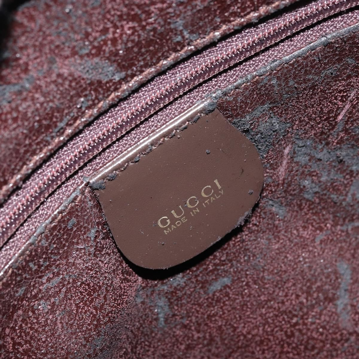 Gucci GUCCI Shoulder Bag Suede Brown Gold 000 2855 0550 0 Authentic 156851