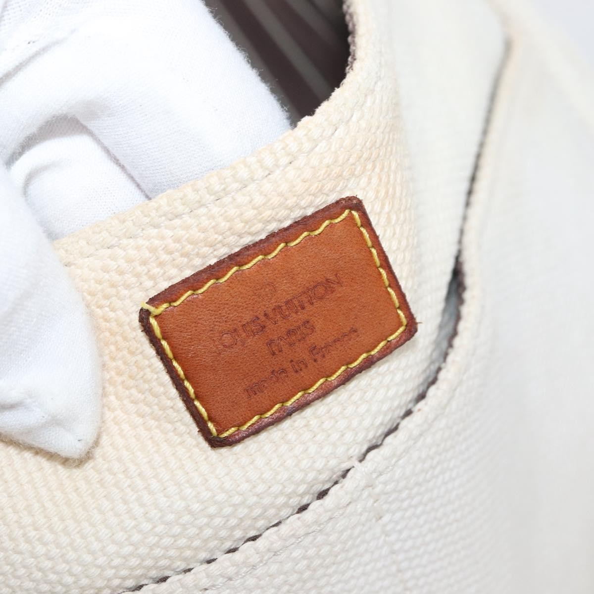 Louis Vuitton LOUIS VUITTON Antigua Buzzus PM Shoulder Bag Beige Brown M40042 LV Authentic bs24988