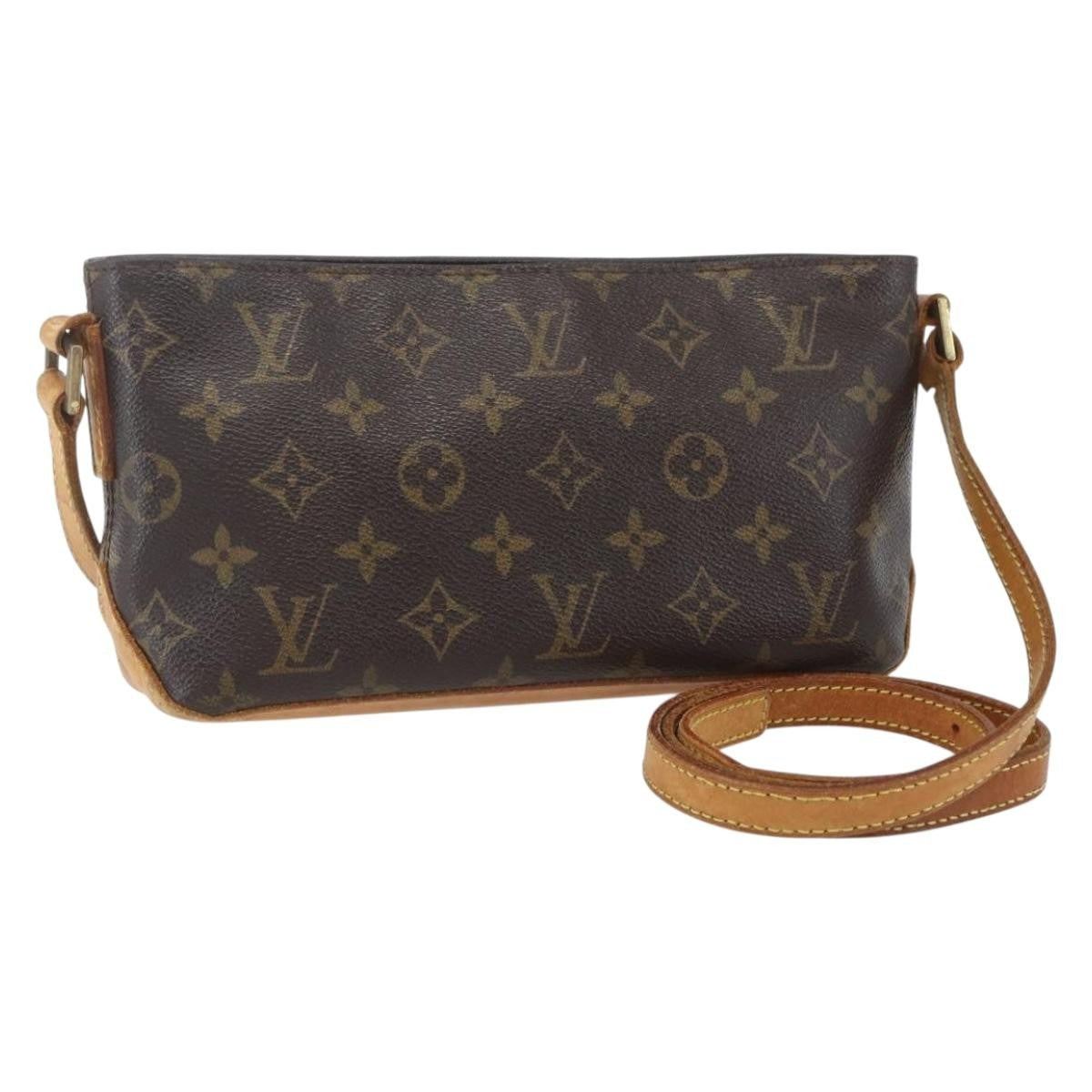 Louis Vuitton LOUIS VUITTON Monogram Trotteur Shoulder Bag M51240 LV Authentic 168686