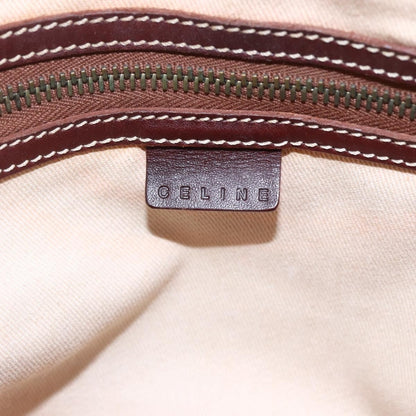 Celine CELINE Macadam Canvas Tote Bag Beige Authentic bs30631