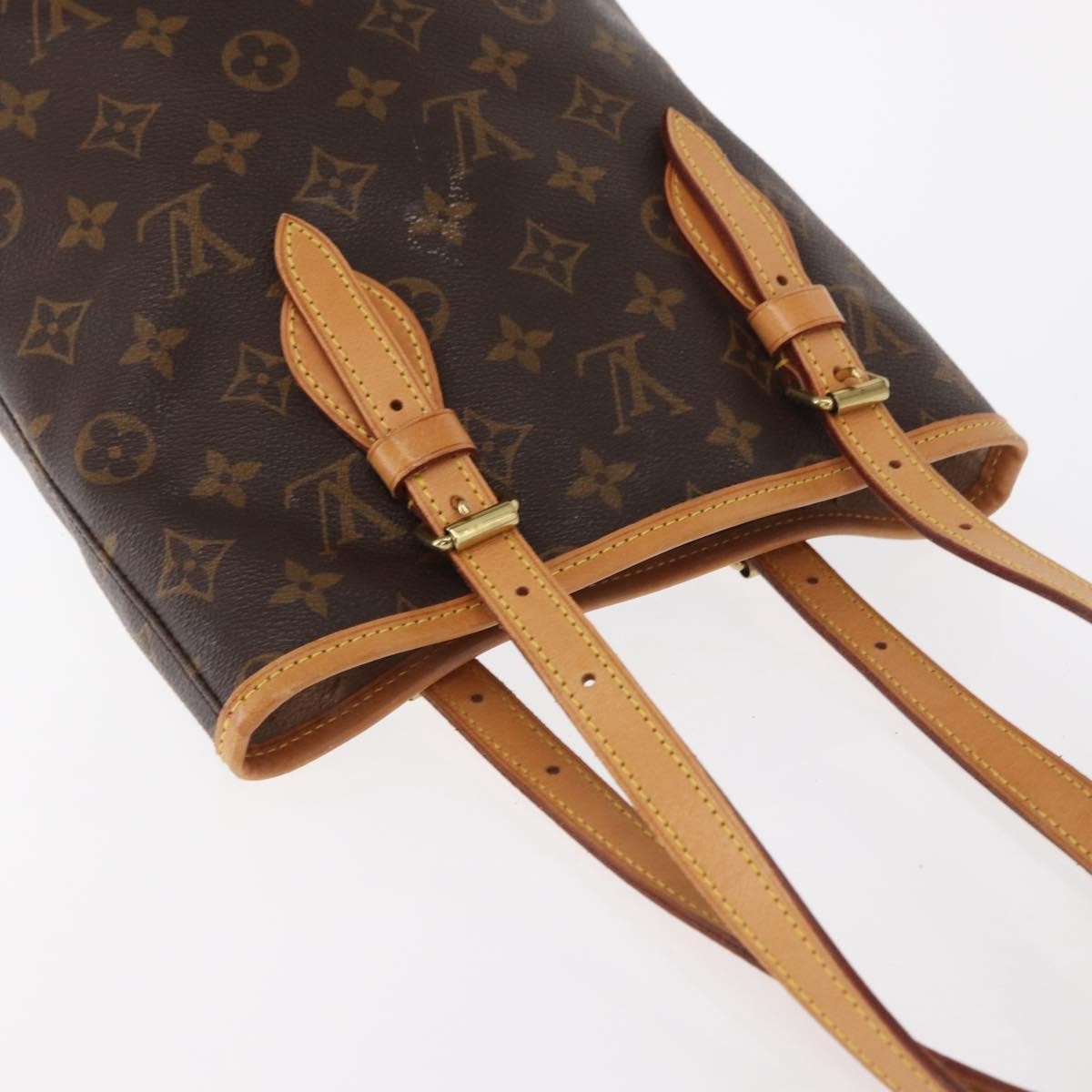 Louis Vuitton LOUIS VUITTON Monogram Bucket PM Shoulder Bag M42238 LV Authentic am9732