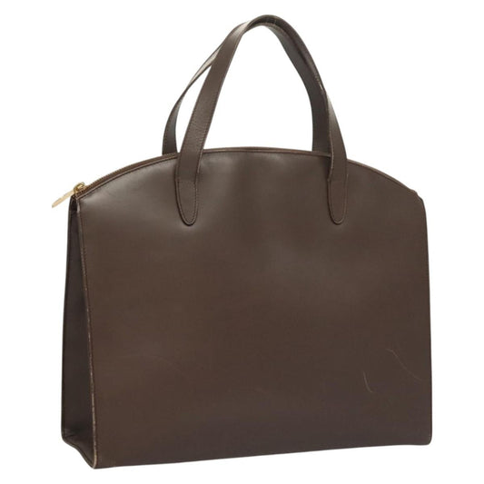 Gucci GUCCI Hand Bag Leather Brown Gold 000 1998 0570 Authentic bs27334