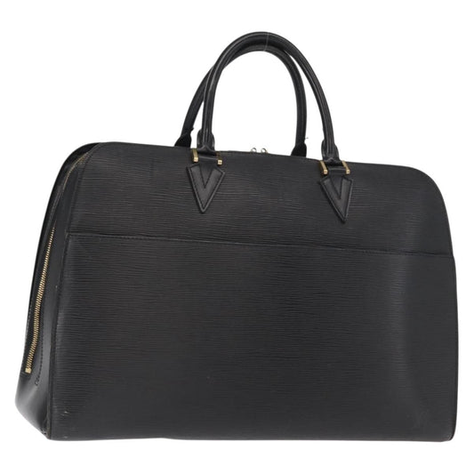 Louis Vuitton LOUIS VUITTON Epi Sorbonne Business Bag Black M54512 LV Authentic 159371