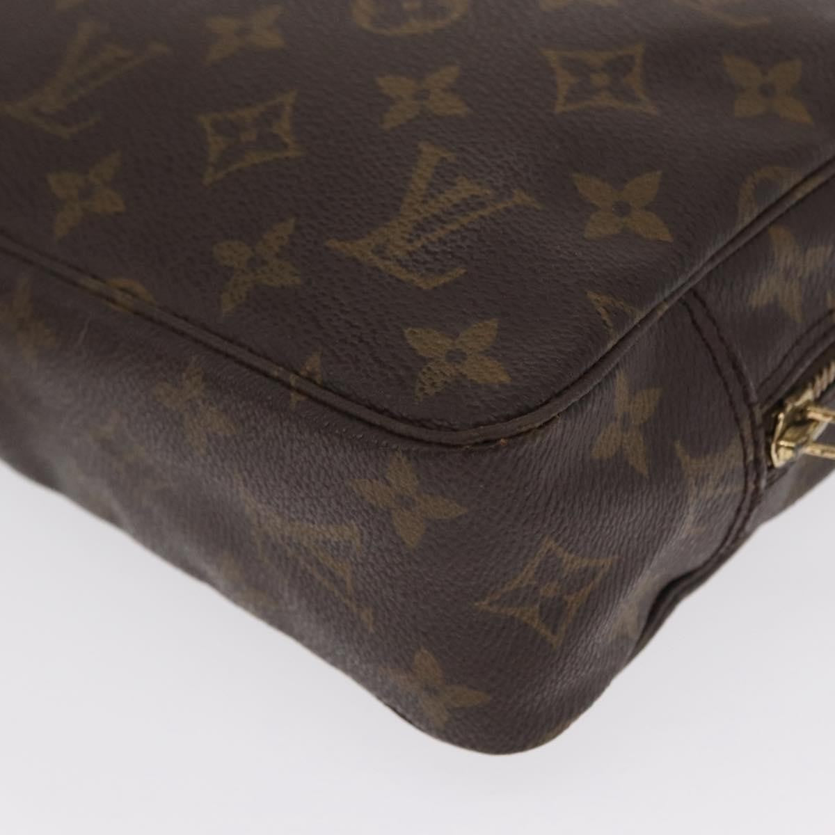Louis Vuitton LOUIS VUITTON Monogram Trousse Toilette 23 Clutch Bag M47524 LV Authentic 154285