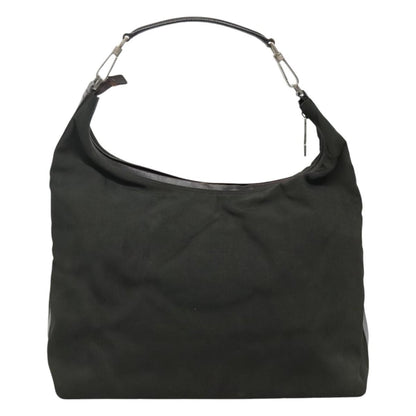 Gucci GUCCI Shoulder Bag Canvas Khaki Authentic ti2779