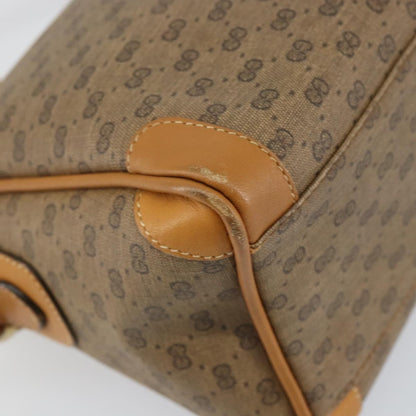 Gucci GUCCI Micro GG Supreme Shoulder Bag PVC Beige Gold Authentic ep11521