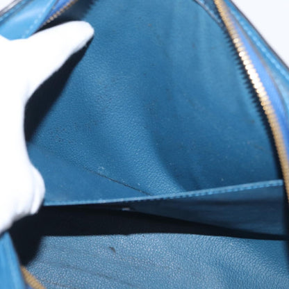 Louis Vuitton LOUIS VUITTON Epi Dauphine GM Pouch Blue M48435 LV Authentic 172381 Bag