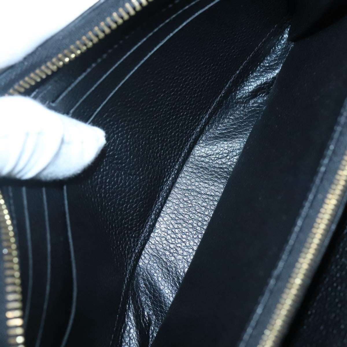 Louis Vuitton LOUIS VUITTON Monogram Empreinte Zippy Wallet Wallet Black M61864 LV Authentic hk2892 Bag