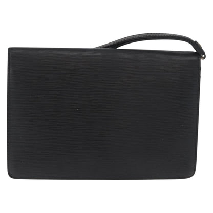 Louis Vuitton LOUIS VUITTON Epi Serie Dragonne Clutch Bag Black Noir M52612 LV Authentic bs35123