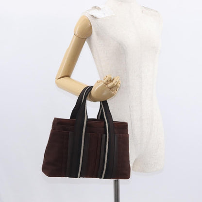 Hermès Hermès HERMES Toroca Horizontal PM Hand Bag Canvas Brown Authentic bs31853