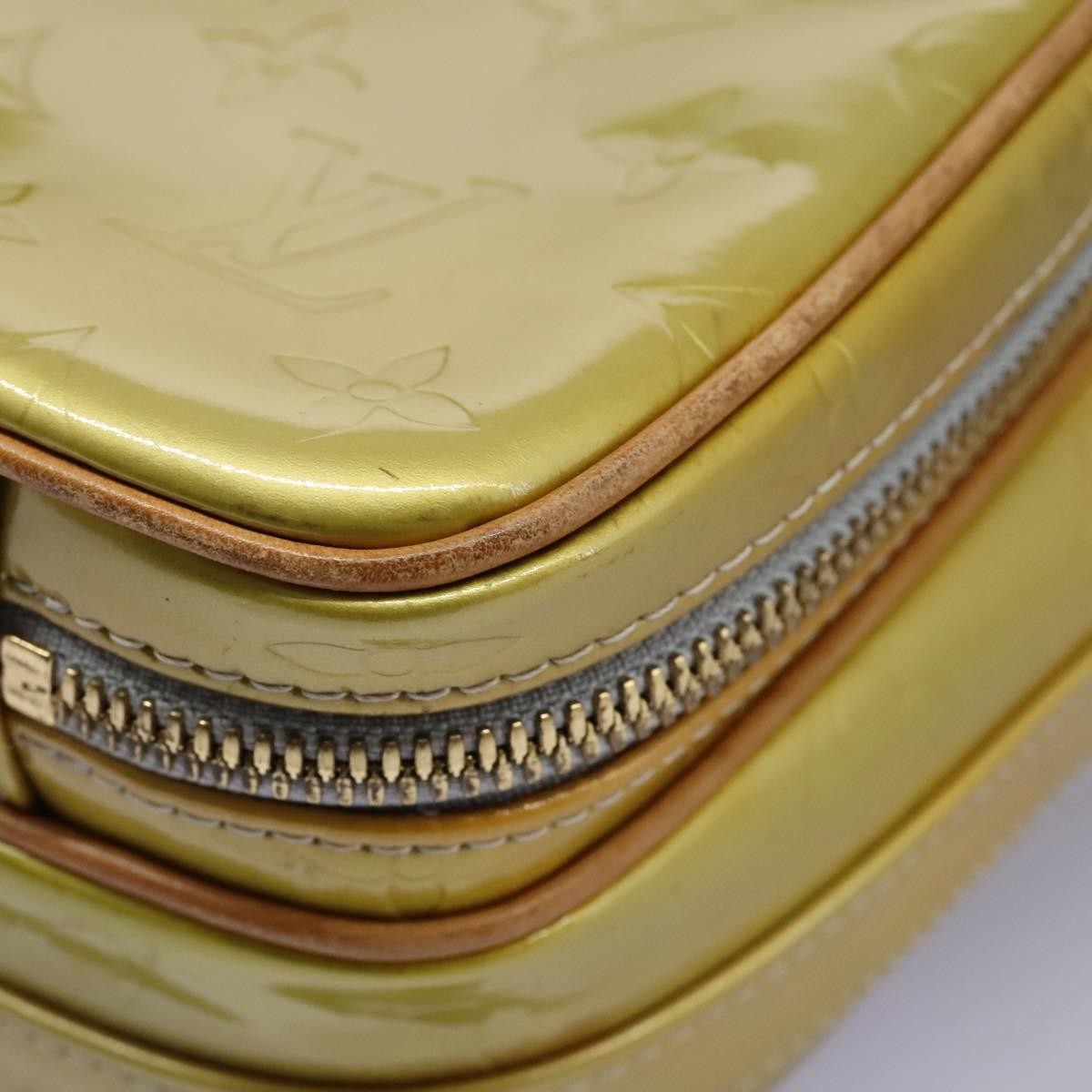 Louis Vuitton LOUIS VUITTON Monogram Vernis Wooster Shoulder Bag Gris M91036 LV Authentic ep7979