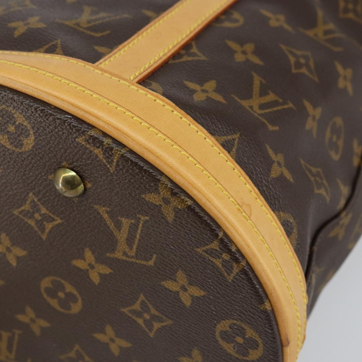 Louis Vuitton LOUIS VUITTON Monogram Bucket GM Shoulder Bag M42236 LV Authentic 156566