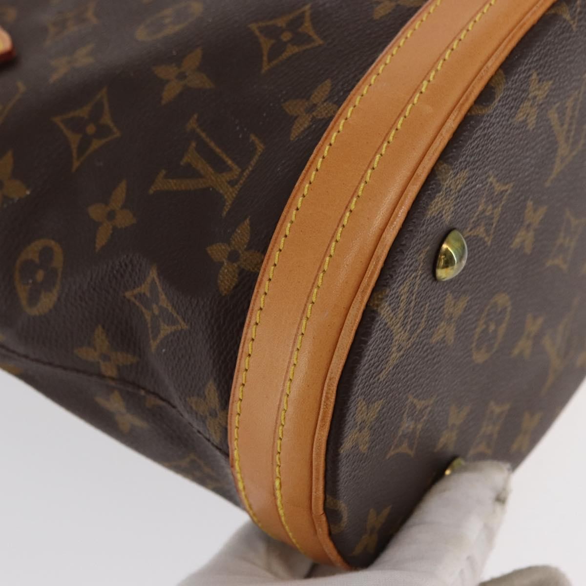 Louis Vuitton LOUIS VUITTON Monogram Bucket PM Shoulder Bag M42238 LV Authentic am9732