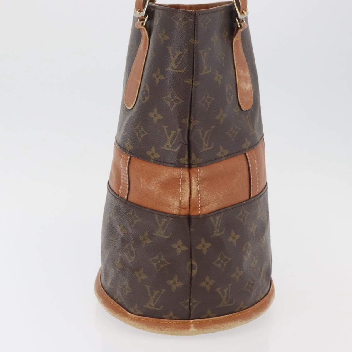 Louis Vuitton LOUIS VUITTON Monogram Bucket GM Shoulder Bag T42236 LV Authentic 160660