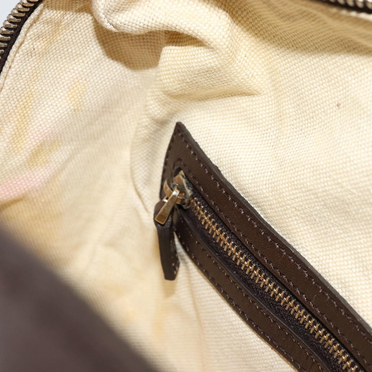 Gucci GUCCI GG Canvas Mini Boston Bag Beige Gold 269876 Authentic 175892