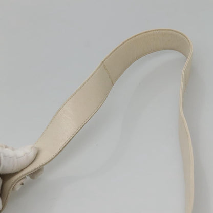 Prada PRADA Shoulder Bag Nylon Leather White Silver Authentic bs26362