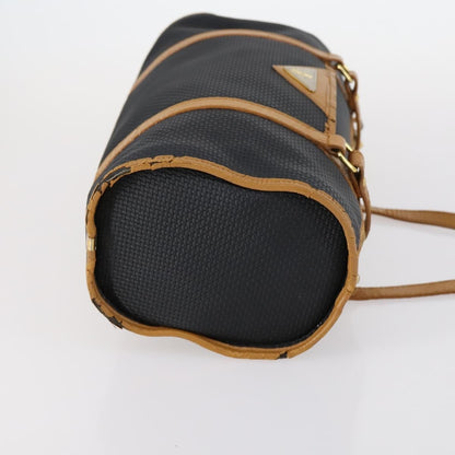 Saint Laurent SAINT LAURENT Hand Bag Leather 2 Set Black Gold beige Authentic am9229
