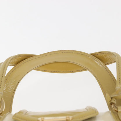 Louis Vuitton LOUIS VUITTON Cruise line Sac Bicolor Hand Bag Enamel Yellow M92547 Authentic bs29940