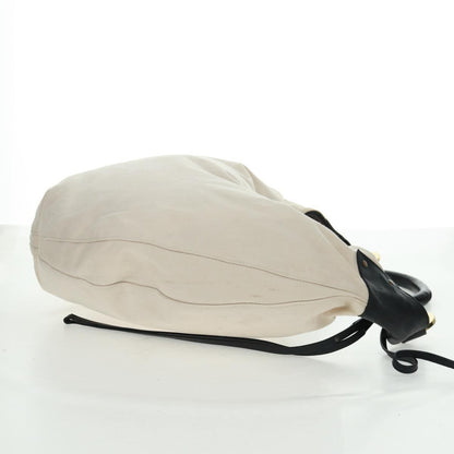 Gucci GUCCI Shoulder Bag Canvas Ivory Gold 95332 Authentic 161228