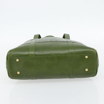 Givenchy GIVENCHY Hand Bag Leather Khaki Gold Authentic BA12916