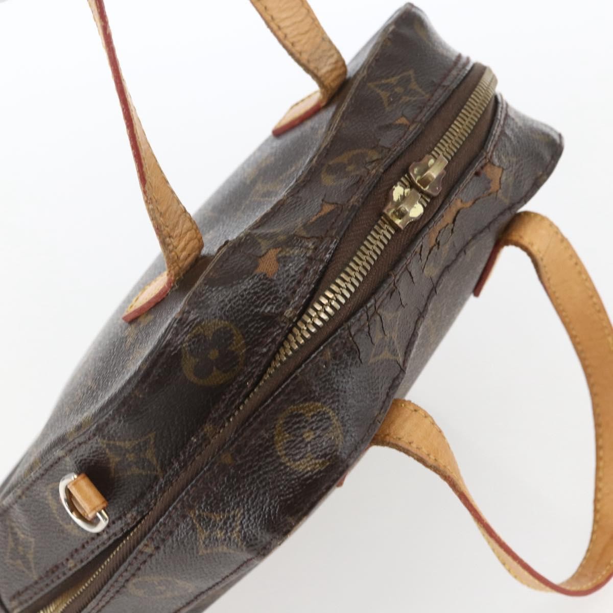 Louis Vuitton LOUIS VUITTON Monogram Spontini Hand Bag M47500 LV Authentic 165090