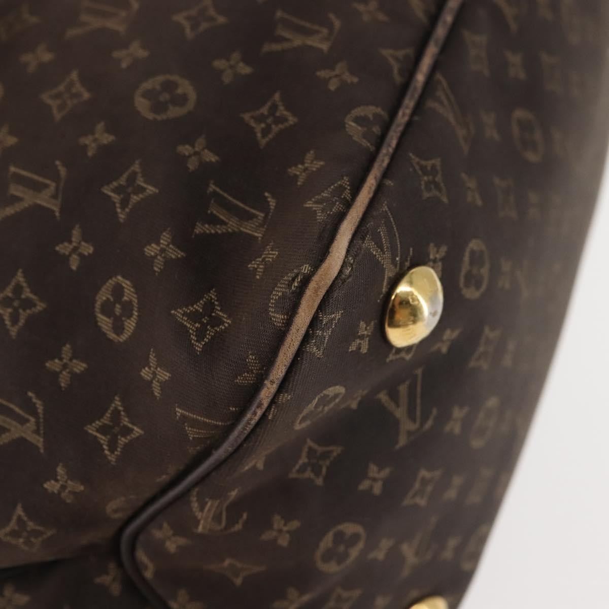 Louis Vuitton LOUIS VUITTON Monogram Idylle Ballad PM Tote Bag Dark Brown M40573 Authentic 144172