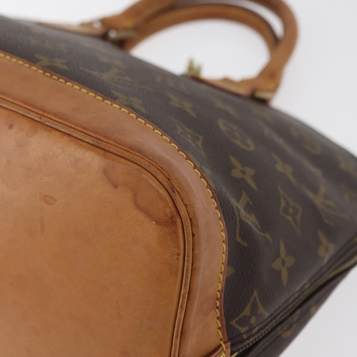 Louis Vuitton LOUIS VUITTON Monogram Alma Hand Bag M51130 LV Authentic 144200