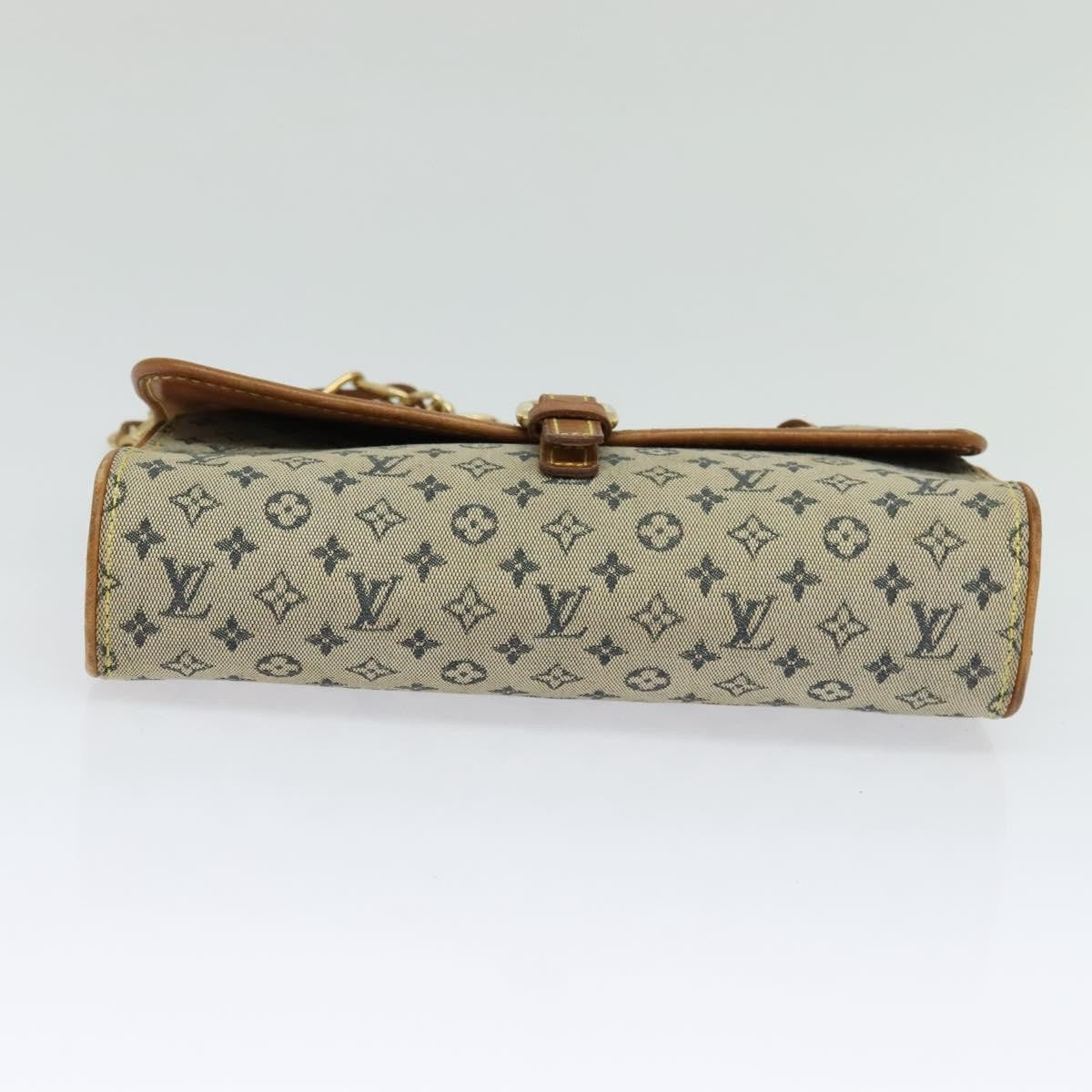 Louis Vuitton LOUIS VUITTON Monogram Mini Camille Chain Shoulder Bag Blue M92002 Authentic BD1396