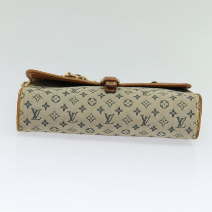 Louis Vuitton LOUIS VUITTON Monogram Mini Camille Chain Shoulder Bag Blue M92002 Authentic BD1396
