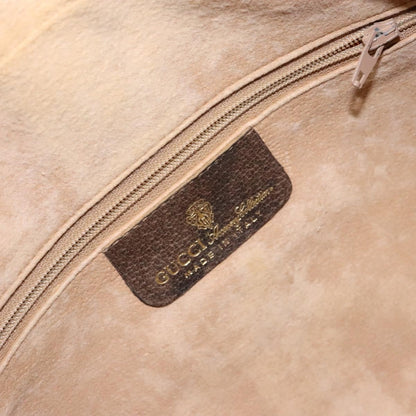 Gucci GUCCI GG Supreme Web Sherry Line Shoulder Bag PVC Beige 001 4071 5 Authentic gh717