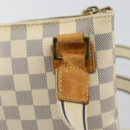 Louis Vuitton LOUIS VUITTON Damier Azur Pochette Bosphore Shoulder Bag N51112 LV Authentic BA7009