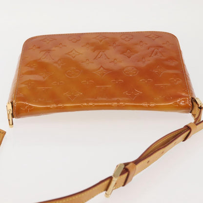Louis Vuitton LOUIS VUITTON Monogram Vernis Thompson Street Bag Beige M91301 LV Authentic 128772