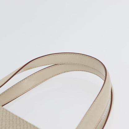 Salvatore Ferragamo Salvatore Ferragamo Gancini Hand Bag Leather 2way Ivory Gold Authentic 172181