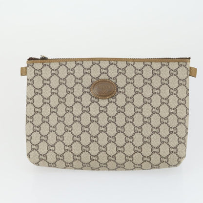 Gucci GUCCI GG Supreme GG Plus Web Sherry Line Bag PVC 4 Set Beige Green Authentic 160748