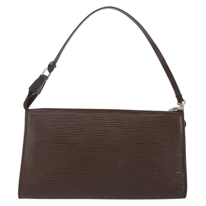 Louis Vuitton LOUIS VUITTON Epi Pochette Accessoires Pouch Mocha M5294D LV Authentic 143110A Bag