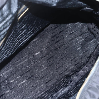 Prada PRADA Tote Bag Nylon 2way Black Gold Authentic ep12892